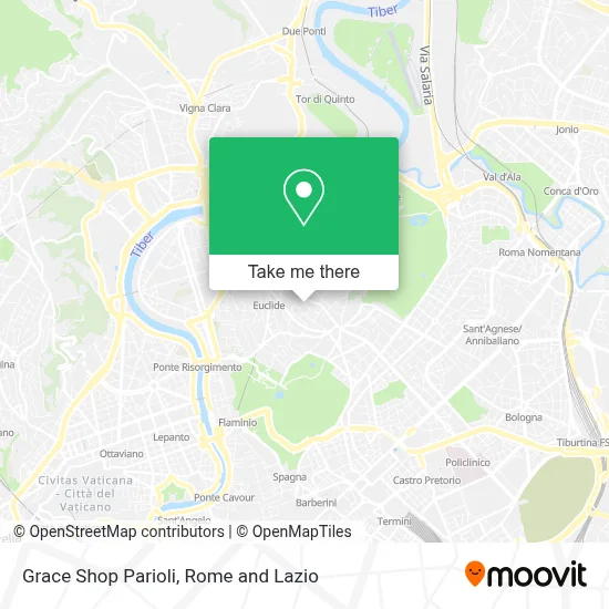 Grace Shop Parioli map