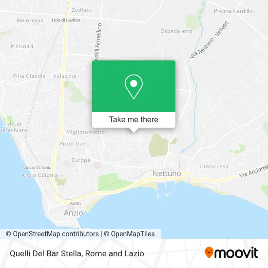 Quelli Del Bar Stella map