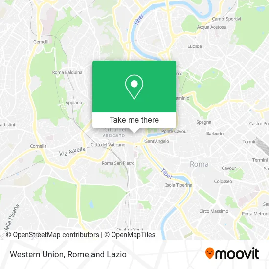 Western Union map