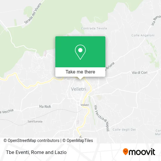 Tbe Eventi map