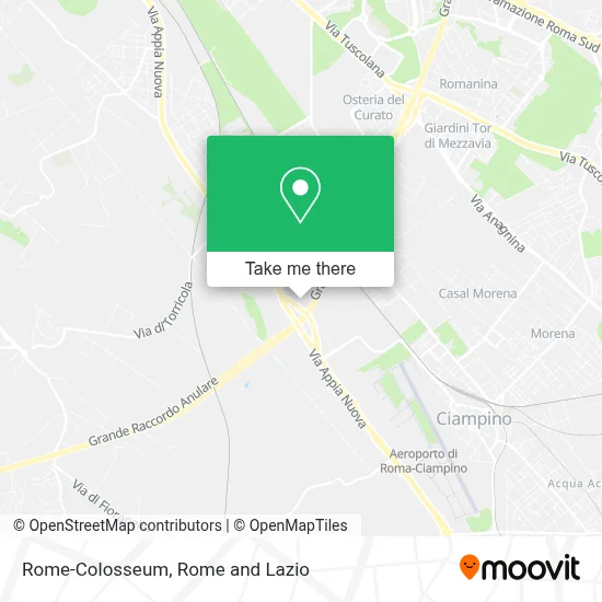 Rome-Colosseum map