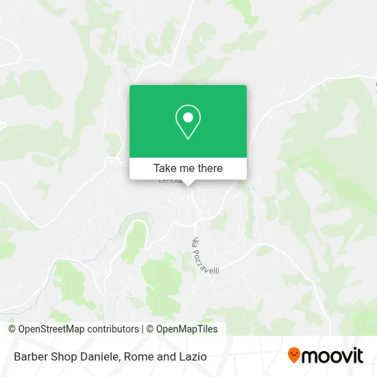 Barber Shop Daniele map