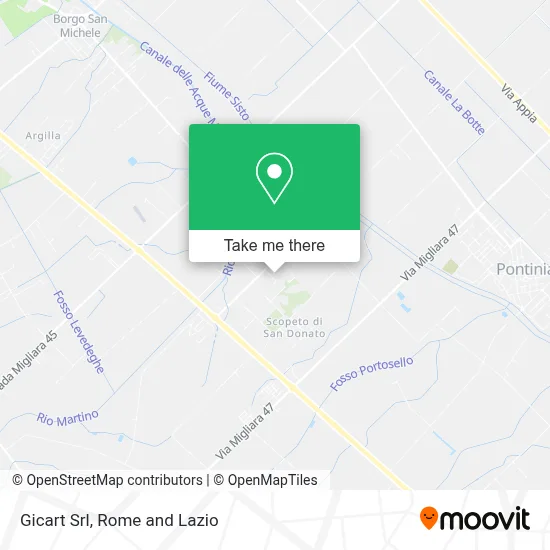 Gicart Srl map