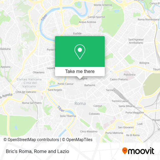 Bric's Roma map