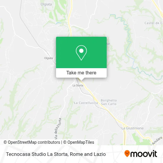 Tecnocasa Studio La Storta map