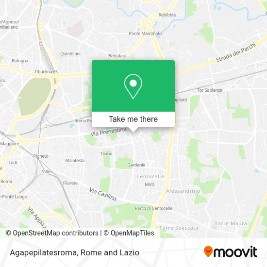 Agapepilatesroma map
