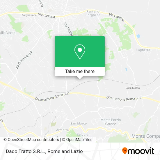 Dado Tratto S.R.L. map