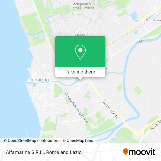 Alfamarine S.R.L. map