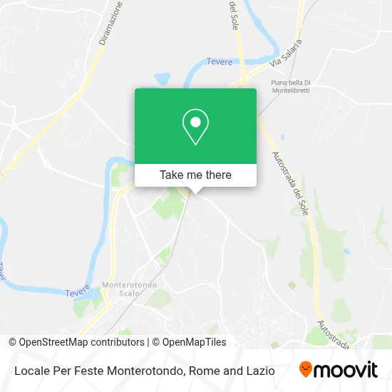 Locale Per Feste Monterotondo map