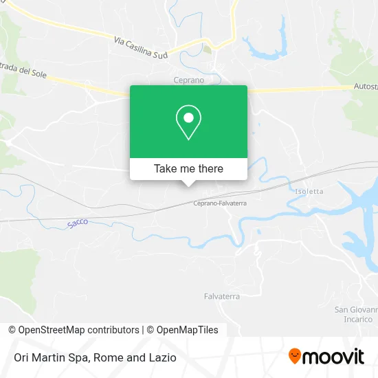 Ori Martin Spa map