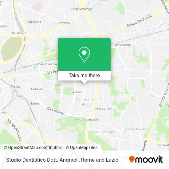 Studio Dentistico Dott. Andreoli map