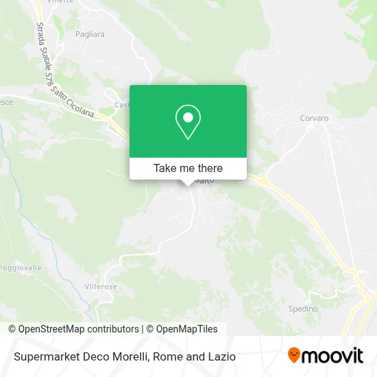 Supermarket Deco Morelli map