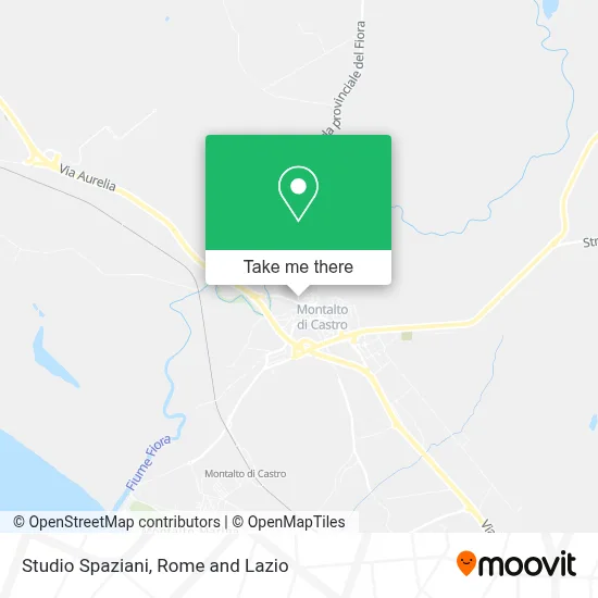 Studio Spaziani map