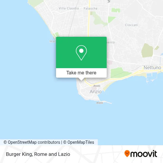 Burger King map