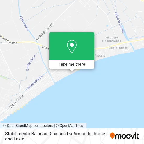 Stabilimento Balneare Chiosco Da Armando map