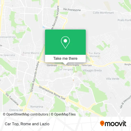 Car Top map