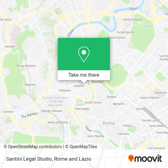 Santini Legal Studio map