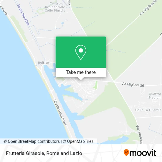 Frutteria Girasole map