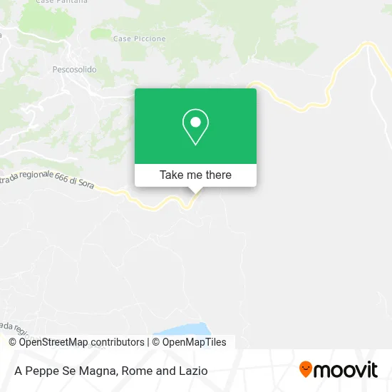 A Peppe Se Magna map