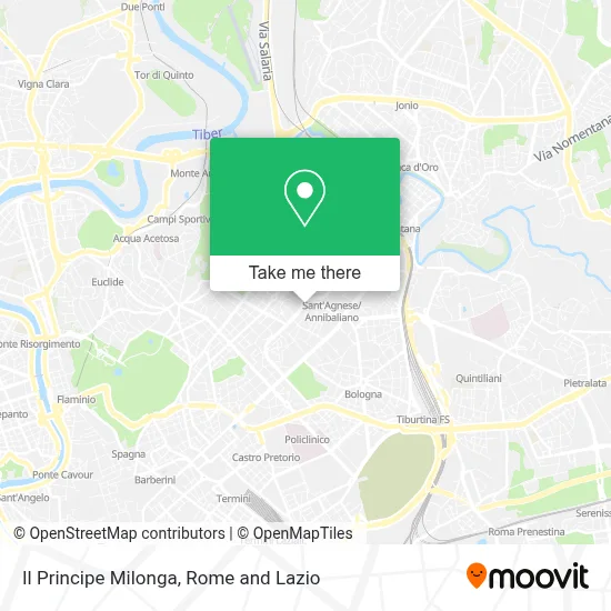 Il Principe Milonga map