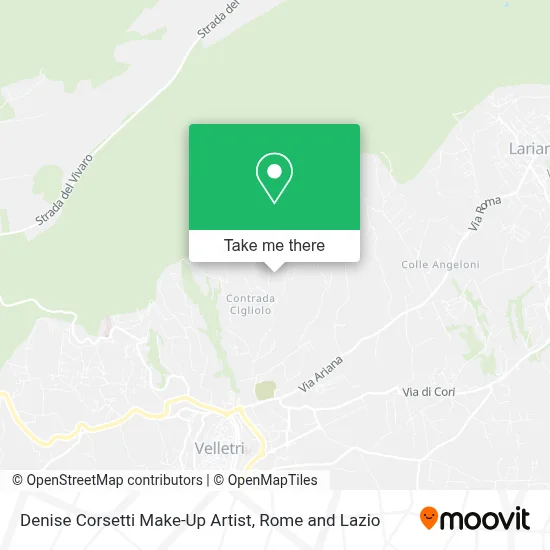 Denise Corsetti Make-Up Artist map