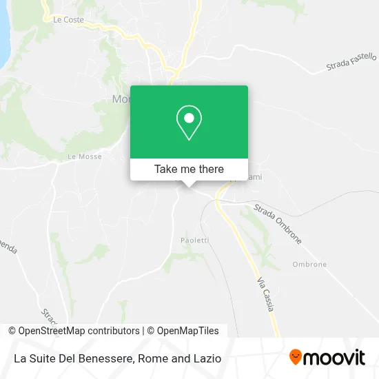 La Suite Del Benessere map