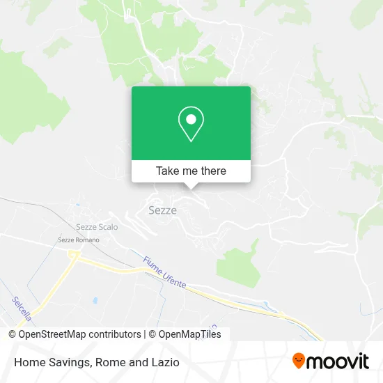 Home Savings map