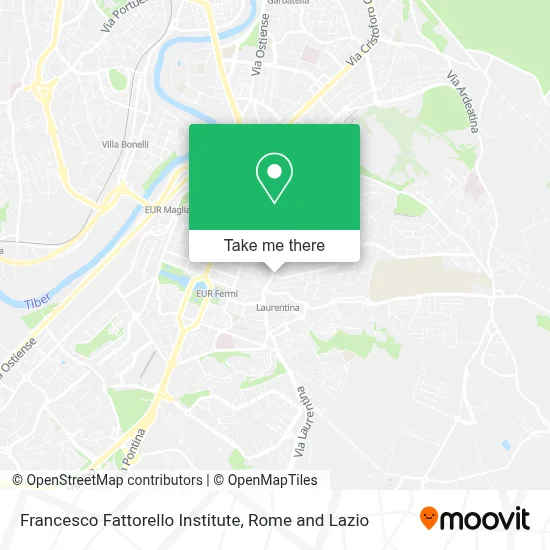 Francesco Fattorello Institute map
