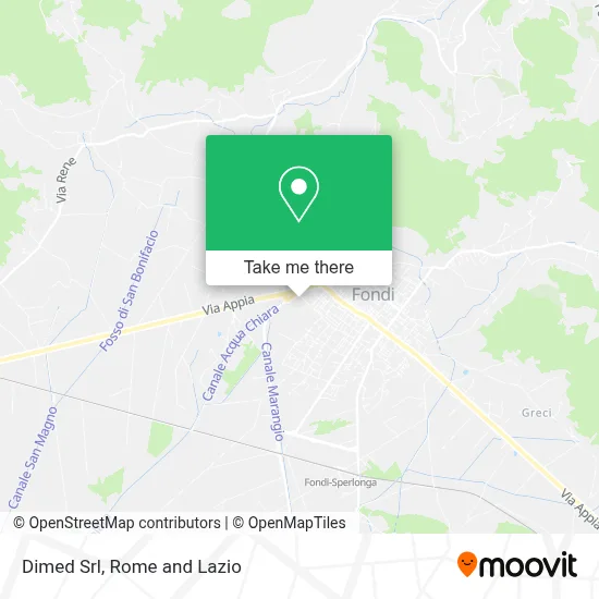 Dimed Srl map