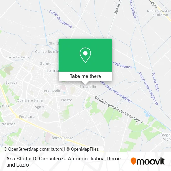 Asa Studio Di Consulenza Automobilistica map