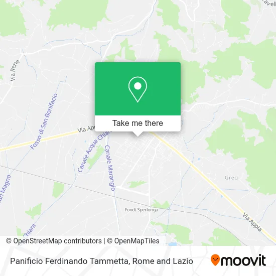 Panificio Ferdinando Tammetta map