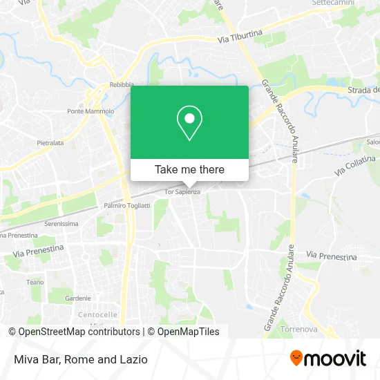 Miva Bar map