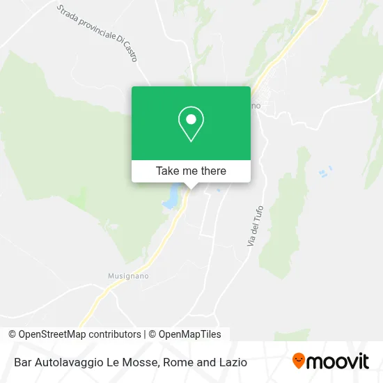 Bar Autolavaggio Le Mosse map