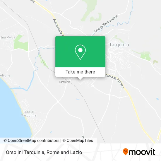 Orsolini Tarquinia map