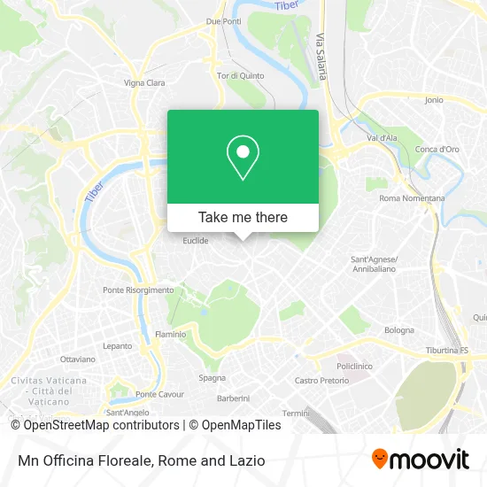 Mn Officina Floreale map