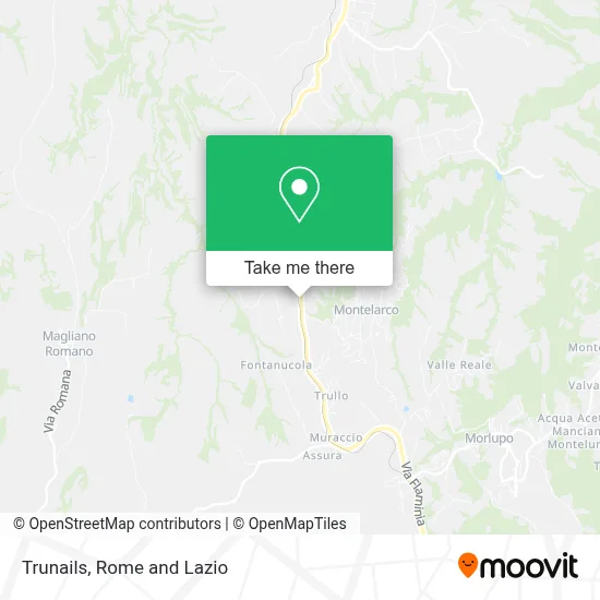 Trunails map