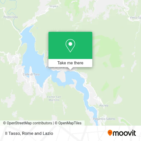 Il Tasso map