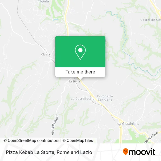 Pizza Kebab La Storta map
