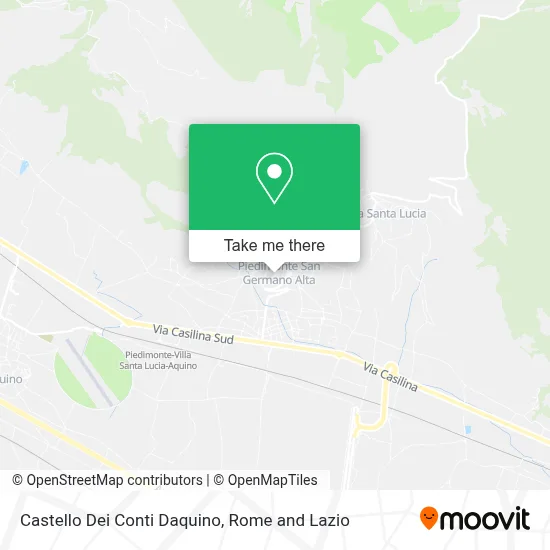 Castello Dei Conti Daquino map