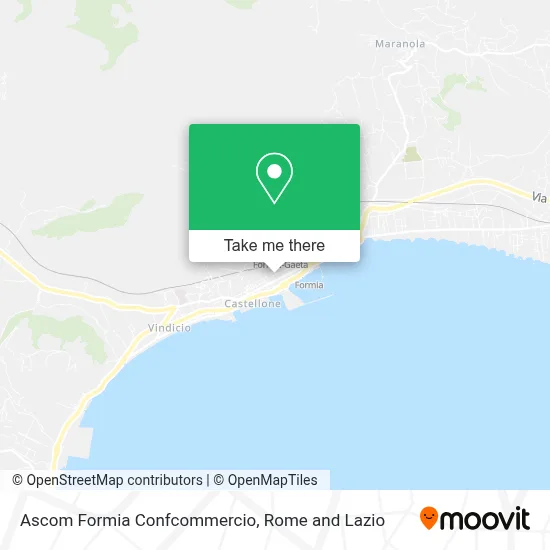 Ascom Formia Confcommercio map