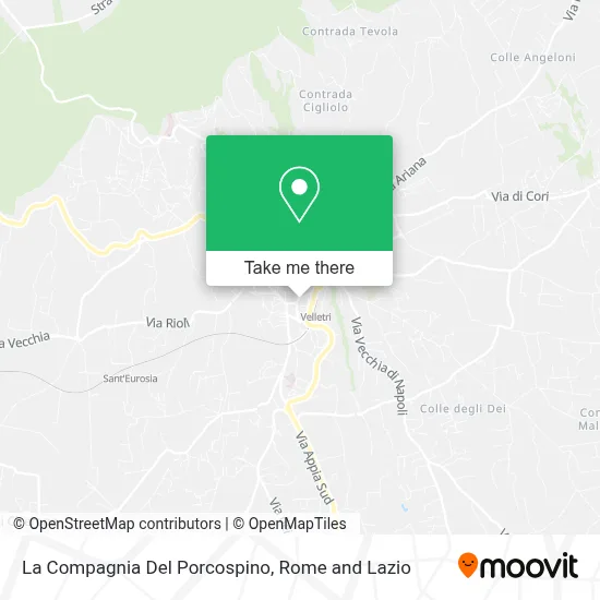 La Compagnia Del Porcospino map