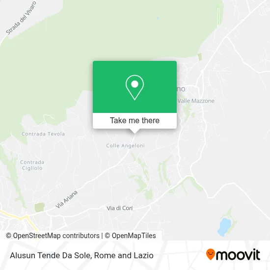 Alusun Tende Da Sole map