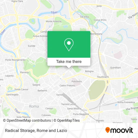 Radical Storage map