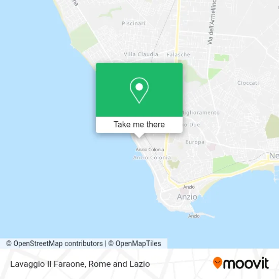 Lavaggio Il Faraone map