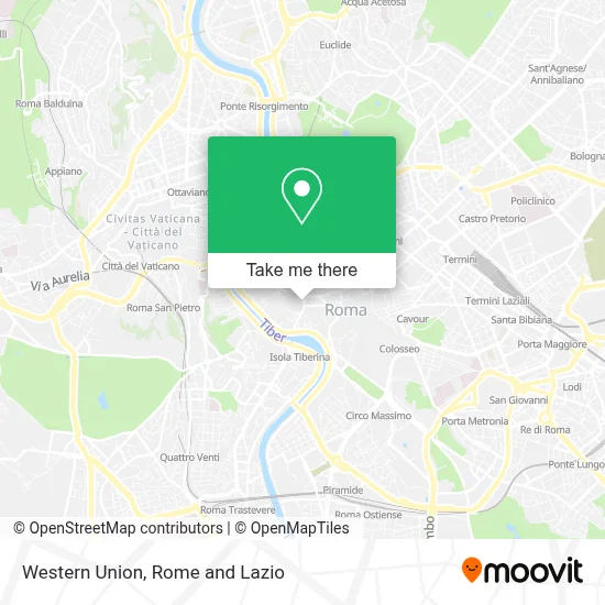Western Union map