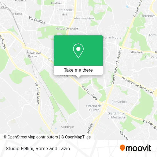 Studio Fellini map