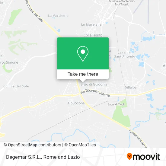 Degemar S.R.L. map