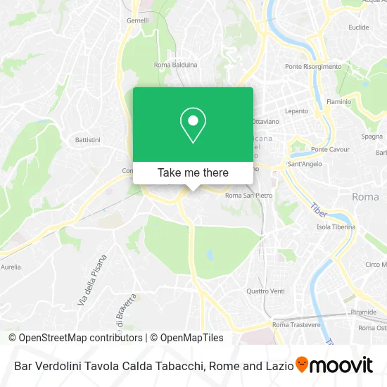 Bar Verdolini Tavola Calda Tabacchi map