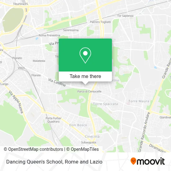 Dancing Queen's School map