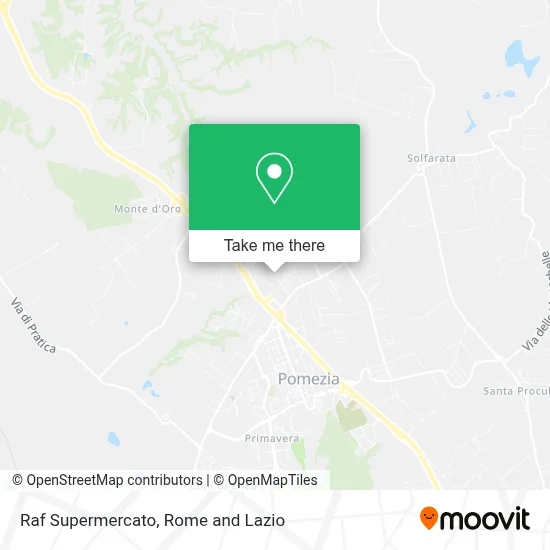 Raf Supermercato map